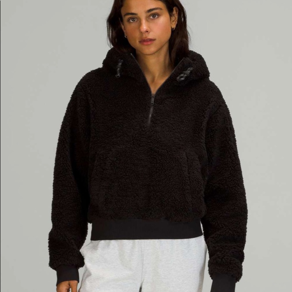 Lululemon Textured Fleece Half Zip Size 6